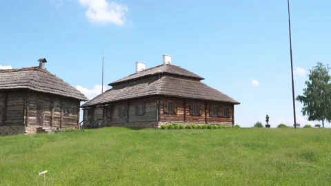 Kosava, Belarus June 2020. Museum house Of Tadeusz Kosciuszko Stock Footage 133304053