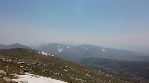 Kosciuszko Mountain View Stock Footage 123880034