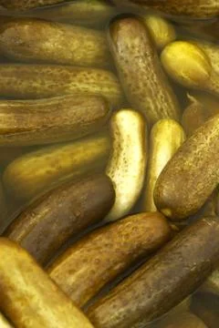 Kosher dill pickles Stock Photos