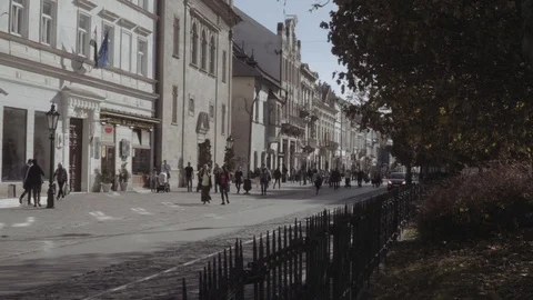 Košice's street Stock Footage 98213270