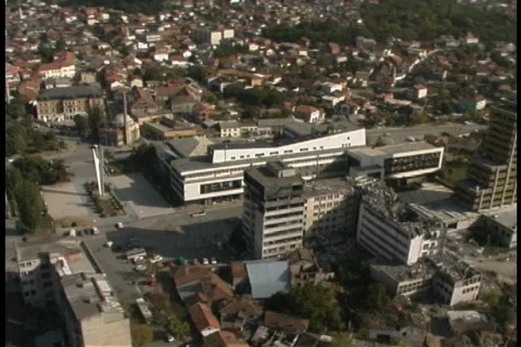 Kosovo Damage 08 Stock Footage 320873