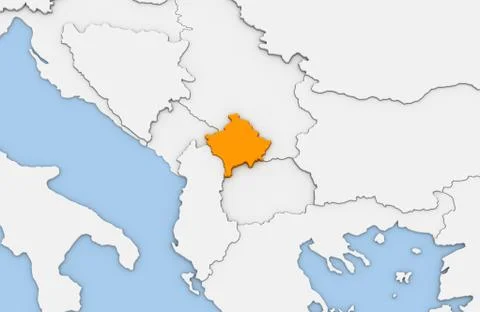 Kosovo Stock Illustration