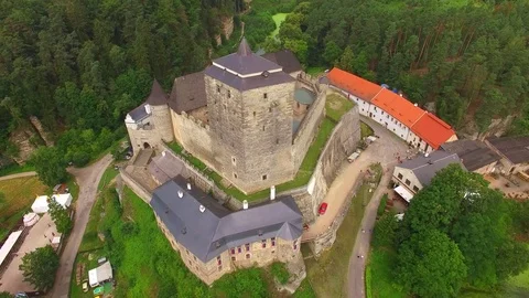 The Kost castle. Stock Footage 72028650