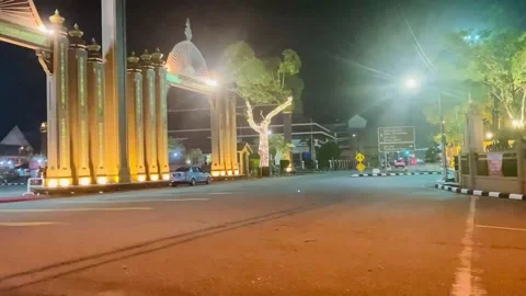 Kota bharu at night Stock Footage 221306111