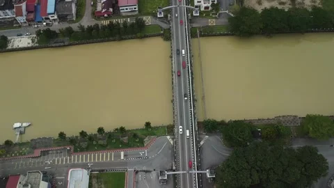 Kota Tinggi Second Bridge Stock Footage 215556444