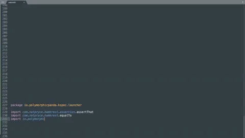 Kotlin Programming Language Source Code Typing Effect. Kotlin Programmer Tick Stock Footage 147969670