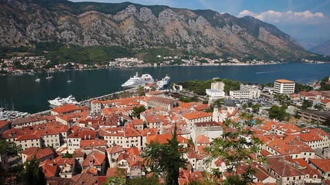 Kotor Bay in Montenegro Stock Footage 77422158