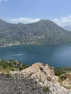 Kotor bay Foto stock