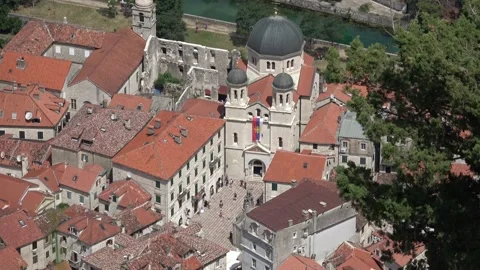 Kotor city 库存影片 92741518