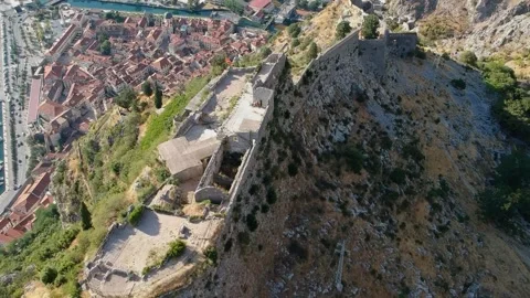 Kotor Fortress Stock Footage 255825219