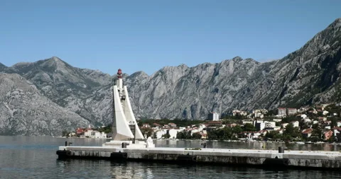 Kotor Lighthouse Stock Footage 140281908
