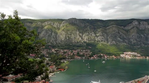 Kotor, Montenegro, landscape Stock Footage 45193389