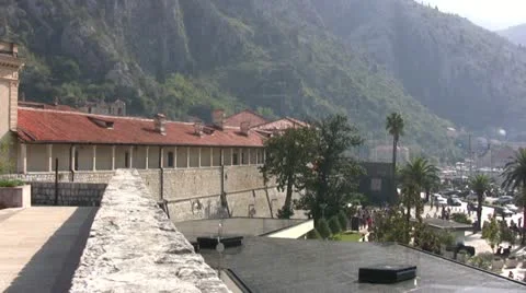 Kotor Old Town Stock Footage 12749077