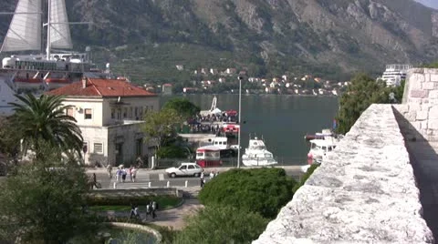 Kotor Old Town Stock Footage 12749185