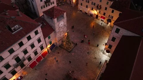 Kotor old town Stock Footage 228591413