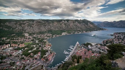 Kotor sunrise Stock Footage 78644454