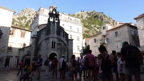 Kotor timelapse1 Stock Footage 129844458