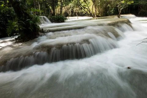 Kouang Xi Falls Trip Stock Photos