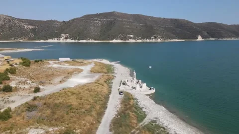 Kouris Reservoir Stock Footage 200818877