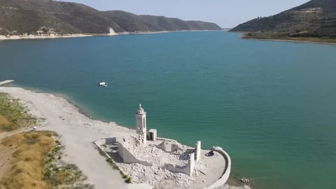 Kouris Reservoir Stock Footage 200818949