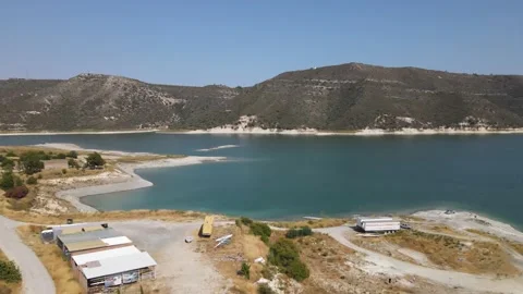 Kouris Reservoir Video stock 200819296