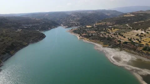 Kouris Reservoir Video stock 200821050