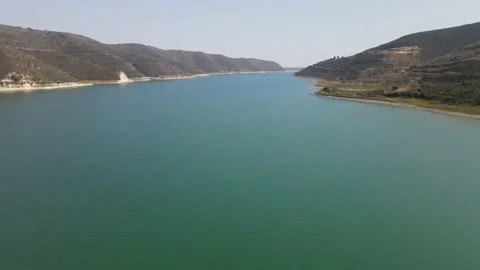Kouris Reservoir Video stock 200821081