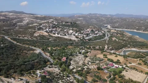 Kouris Reservoir Stock-Footage 200825620
