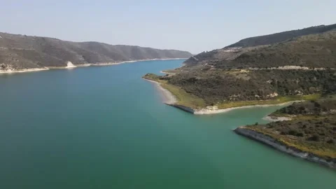 Kouris Reservoir Video stock 200825623