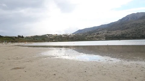 Kournas lake 스톡 동영상 43328241