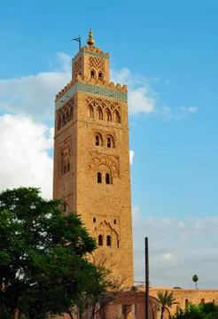 Koutoubia Mosque Stock Photos