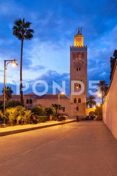 The Koutoubia Mosque Stock Photos