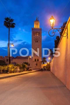 The Koutoubia Mosque Stock Photos