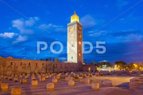 The Koutoubia Mosque Stock Photos