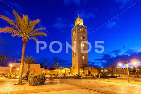 The Koutoubia Mosque Stock Photos