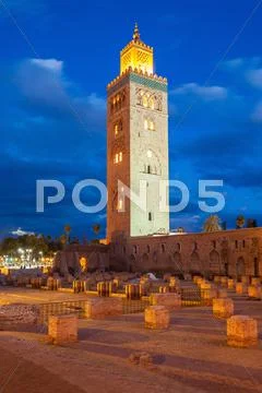 The Koutoubia Mosque Stock Photos