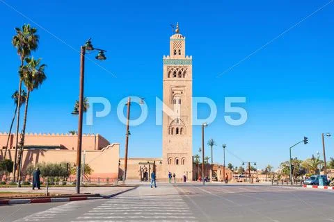 The Koutoubia Mosque Stock Photos