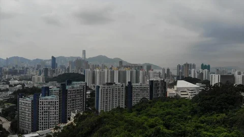 Kowloon cityscape Video stock 95188806