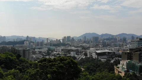 Kowloon cityscape Stock Footage 95188872