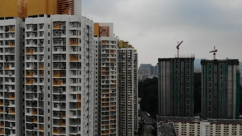 Kowloon cityscape Stock Footage 95195972