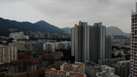 Kowloon cityscape Stock Footage 95196050