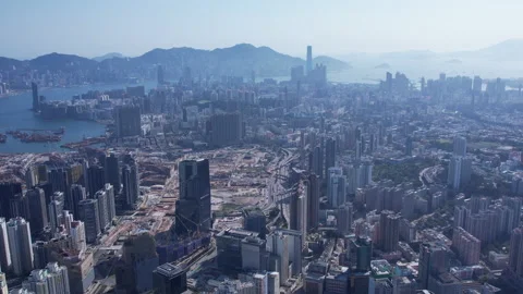 Kowloon cityscape Stock Footage 182429050