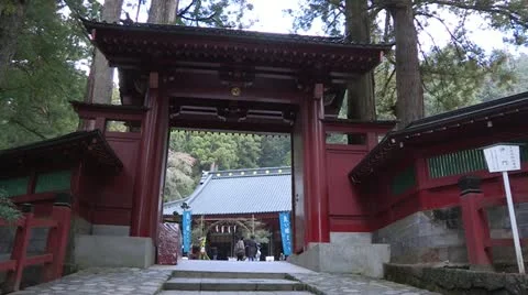 Koyo and Nikko temple Video stock 12436714