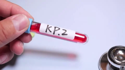 KP.2 is one of several variants being referred to as “FLiRT variants” Stock-Footage 275348085