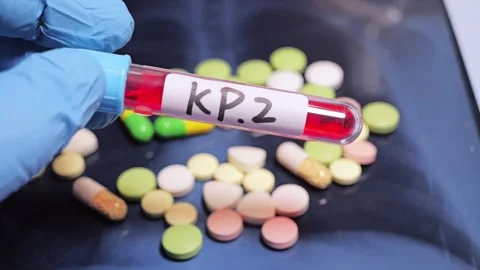 KP.2 is one of several variants being referred to as “FLiRT variants” Stock-Footage 275348187