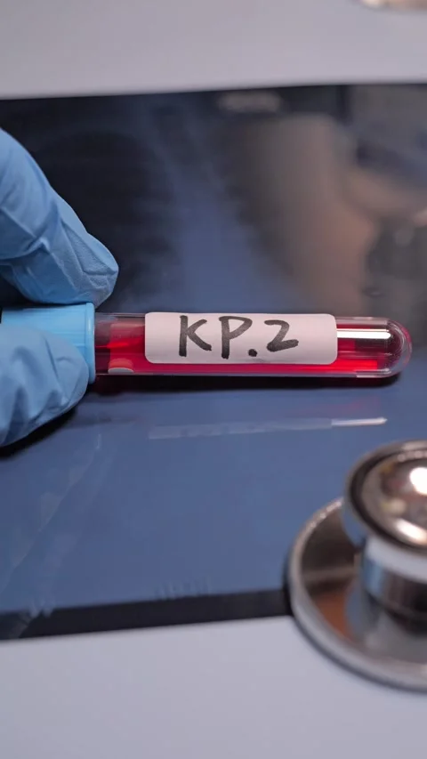 KP.2 is one of several variants being referred to as “FLiRT variants” Stock-Footage 275348756