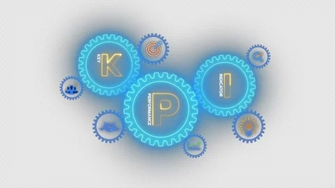 KPI Business analytics. Data analytics report. Key Performance Indicators Stock Footage 293987594