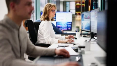 KPI Business Analytics Data Dashboard Stock Footage 271149256