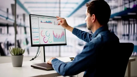 KPI Business Analytics Data Dashboard 動画素材 272165956