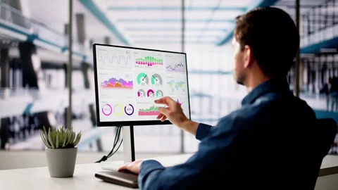 KPI Business Analytics Data Dashboard 動画素材 272166066